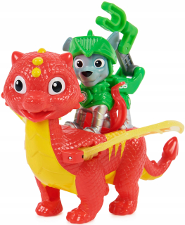 POSTAVA RYTIEROV Tlapkovej patroly ROCKY A BIG FLAME DRAGON